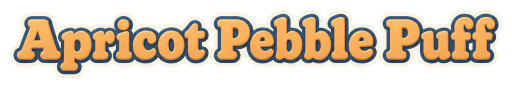 Apricot Pebble Puff