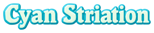 Cyan Striation