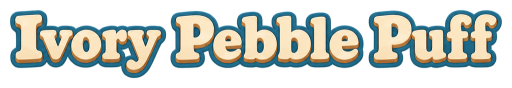 Ivory Pebble Puff