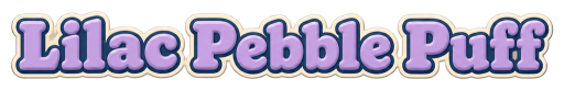 Lilac Pebble Puff