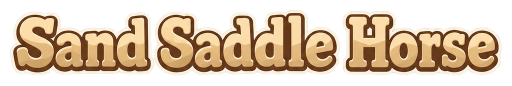 Sand Saddle Horse