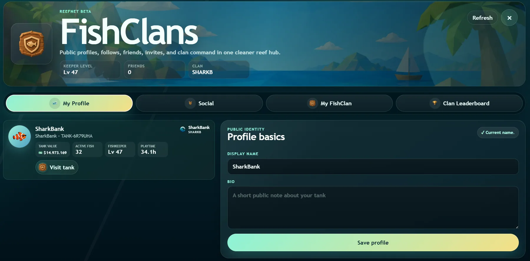 Fishclans Profile
