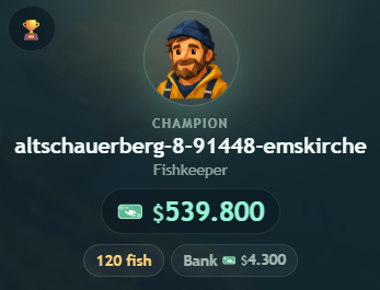 Rainer Winkler is the new number one ChillTank player